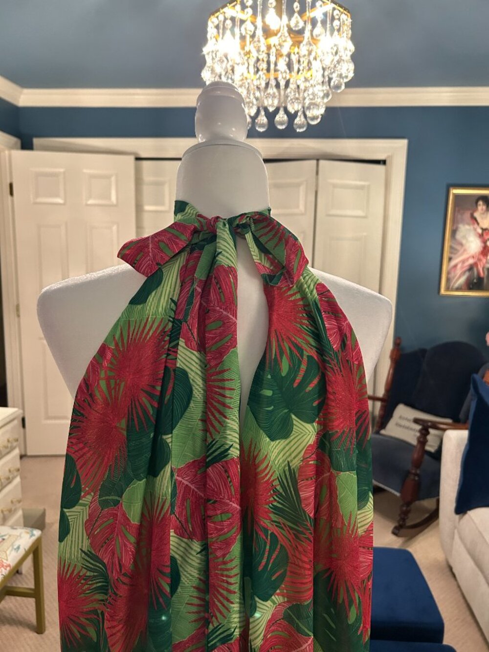 Halterneck Maxi Dress - Picture 4 of 4